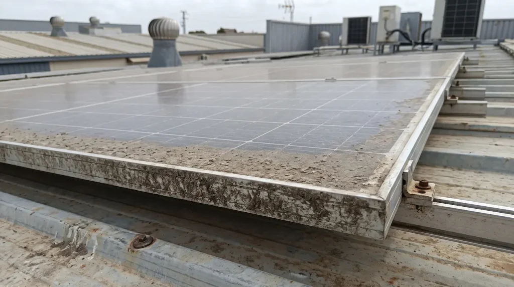 Acumulacion Suciedad Baja Inclinacion Placa Solar