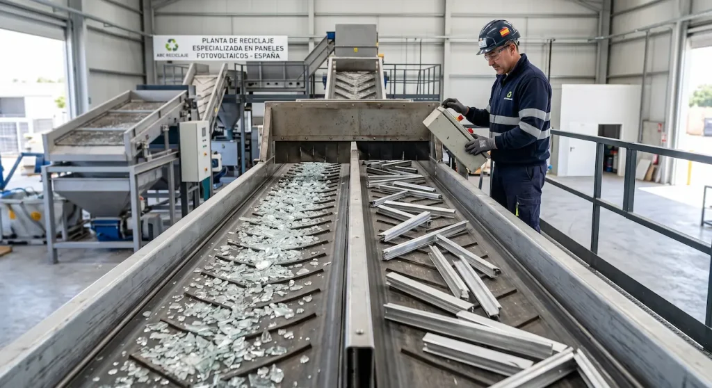 Proceso Tecnico Reciclaje Fotovoltaico